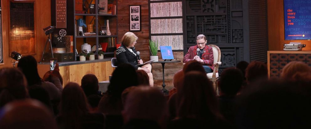 PHOTO: NPR legal affairs correspondent Nina Totenberg (L) with Associate Justice Ruth Bader Ginsburg during the 2018 Sundance Film Festival at Filmmaker Lodge, Jan. 21, 2018 in Park City, Utah. 