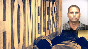 Under house arrest and homeless