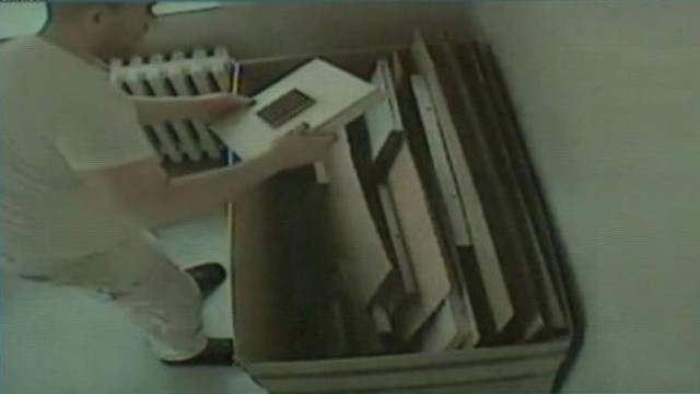 VIDEO: Joselito Vega, 42, was allegedly caught on tape taking art from the Schulhof Collection in Kings Point.