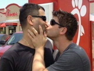 Watch: Chick-fil-A Opponents Protest With Same-Sex Kissing