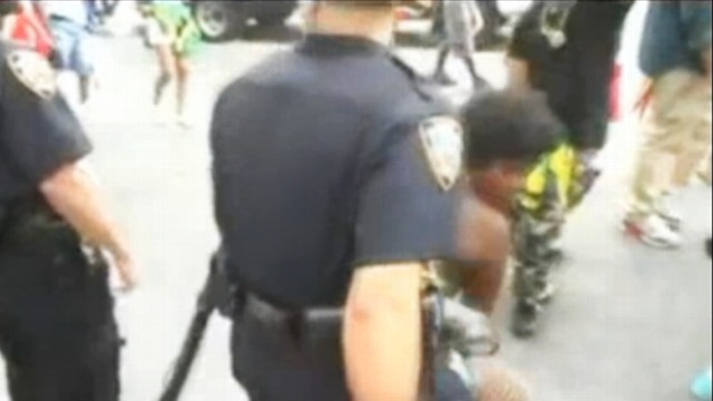 VIDEO: Video shows police officers grinding with dancers at West Indian Day Parade.
