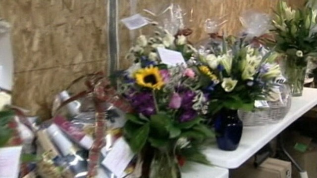 VIDEO: People from around the world send cards, flowers and Christmas trees to Newtown.