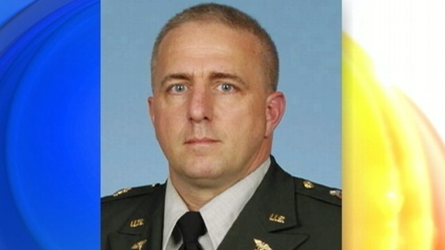 VIDEO: Capt. Bruce Clark was talking to his wife from Afghanistan during the shooting.