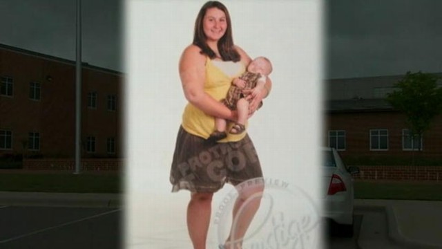 VIDEO: North Carolina high school senior was told the picture was pulled because it promotes teen pregnancy.