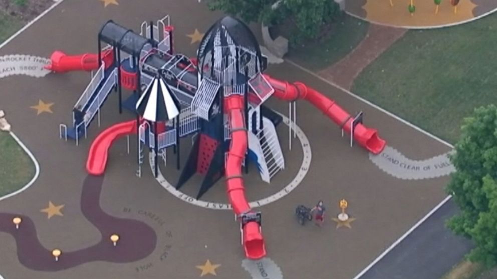 Oak Lawn Park officials removed the screws before any children were injured.