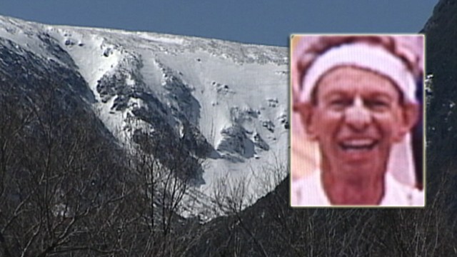 VIDEO: Norman Priebatsch, 67, slipped into a crevasse while hiking in New Hampshire.