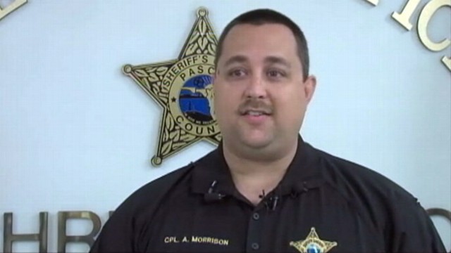 VIDEO: Hostage negotiator friends Florida man who barricaded himself in his shed.