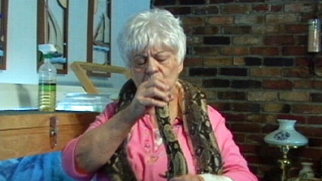 VIDEO: Two women go to extremes for their pet chickens and snakes.