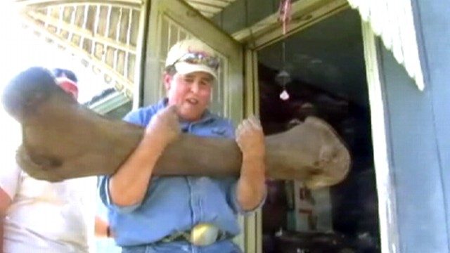 VIDEO: Iowa homeowner works with scientists to unearth 12,000-year-old mammoth.