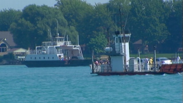 VIDEO: Border patrol agents arrested a Canadian man who swam across the St. Clair River with marijuana.