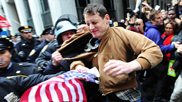 PHOTO: Police arrest Occupy Wall Street protester