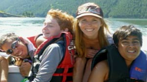Extreme Sports Camp features activities such as waterskiing and rock climbing for autistic children.