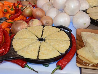 PHOTO: Elizabeth Karmel's Vidalia Cornbread, is a great recipe seen on Good Morning America.
