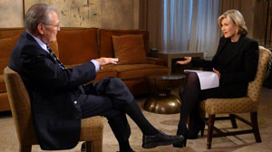 PHOTO Former Defense Secretary Donald Rumsfeld sat down with Diane Sawyer for an exclusive interview about his new book "Known and Unknown."