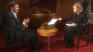 Photo: Exclusive: Iran Prez Wont Say Yes-or-No to Nuclear Bomb: Tells ABCs Diane Sawyer Obama Didnt Deserve Nobel Peace Prize