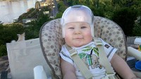Look at those cheeks...look at that face.  7-month old  Bennett, a sight that Kelly Frey and her husband feared they might never see.