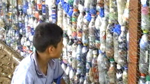 School Building in Guatemalan Village Constructed from Trash