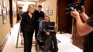 Diane Sawyers interview with Stephen Hawkings.