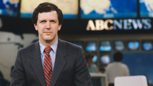PHOTO Charles Gibson is shown on the "ABC News" set in this April 24, 1984 file photo, in Washington, D.C.