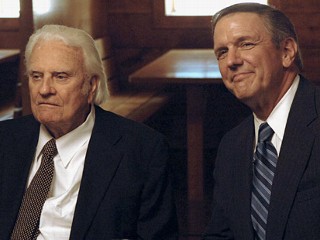 Billy Graham and Charlie Gibson