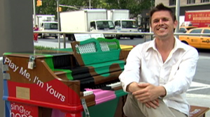 PHOTO Luke Jerram has given citizens the "keys" to their city, piano keys that is.