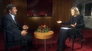 Iranian President Ahmadinejad Refuses to Say He Will Release American Hikers