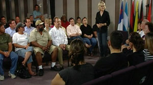Diane Sawyers town hall in Marrero, Louisiana