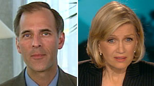 Photo: Diane Sawyer interviews Mark Zandi on World News