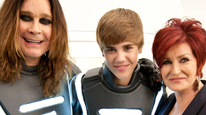 PHOTO Justin Bieber and the Osbournes are shown here.