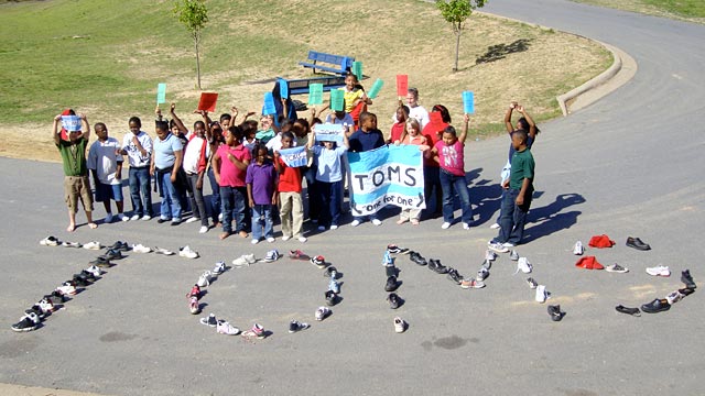 PHOTO: Thirty four year old Blake is the founder and self-proclaimed ?Chief Shoe Giver? of Tom?s Shoes. He is on a mission to put shoes on the feet of every child in need, using a very innovative one-to-one business model. It is a very simple premise, but