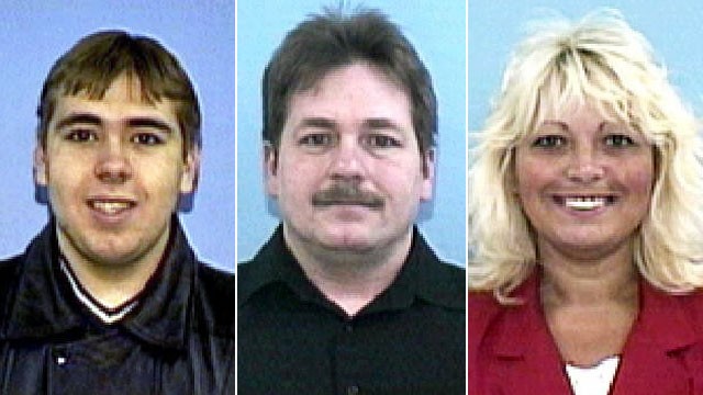 Photo: Mug shots of William Inman II and his parents, William and Sandra Inman