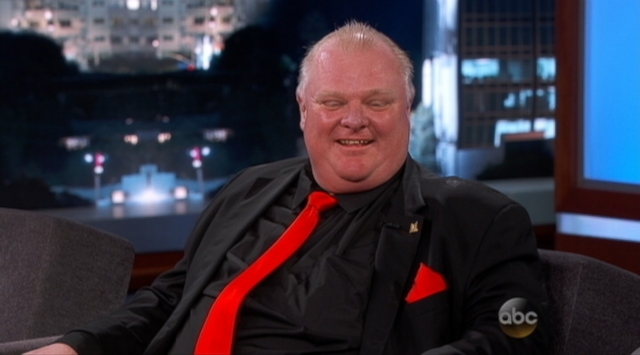 Rob Ford Provides Video Analysis on Jimmy Kimmel Live!