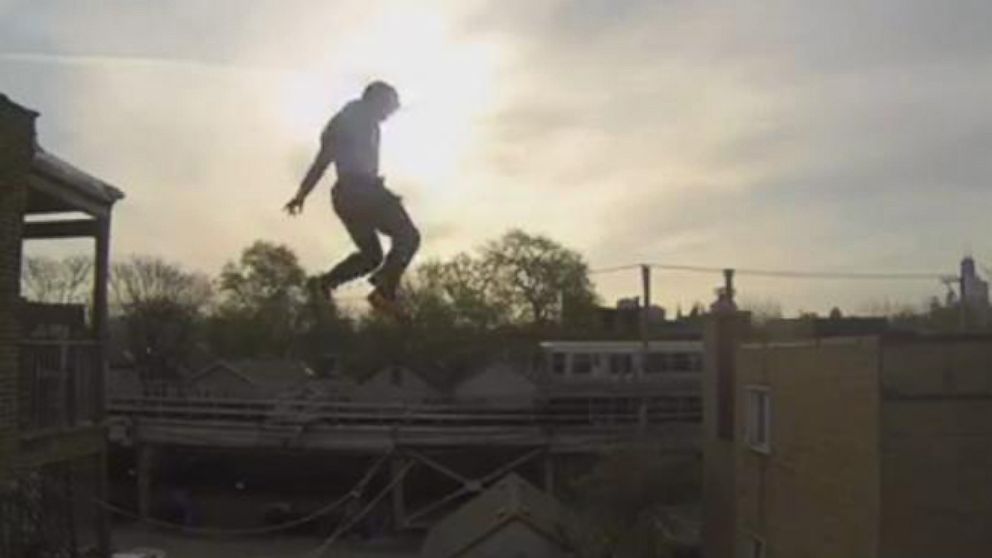 Stuntman Jumps off a Roof Video - ABC News
