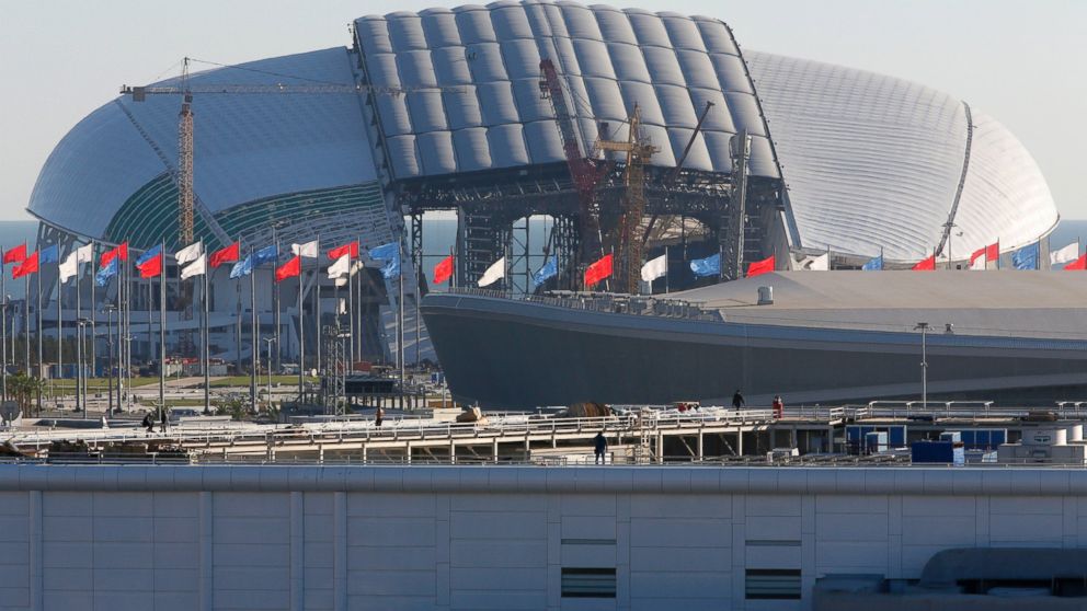 PHOTO: The Fisht Olympic Stadium in Sochi, Russia, Oct. 25, 2013. The stadium is one of the venues for the 2014 Winter Olympics.