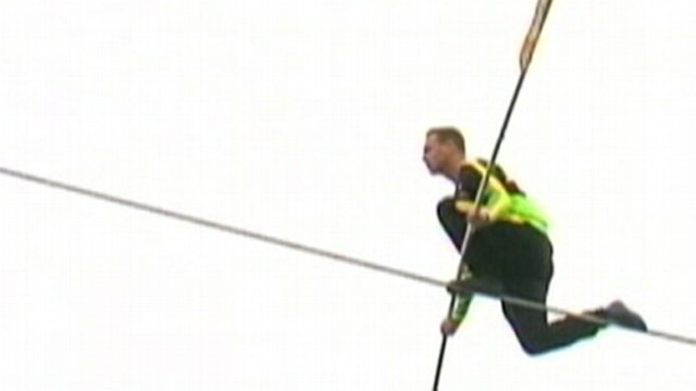 Hire Wire Above Baltimore Harbor