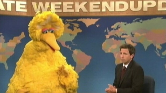 VIDEO: Big Bird is quiet when it comes to the presidential election.