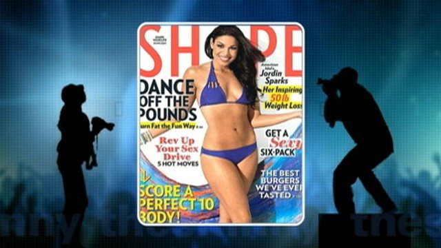 VIDEO: Jordin Sparks shows off her new figure after losing 50 pounds.