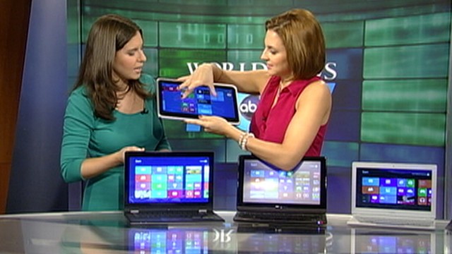 VIDEO: Joanna Stern with new computers running on Microsoft's new operating system.