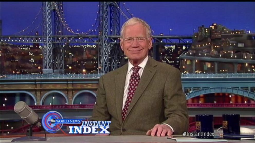 David Letterman Announces Plans to Retire in 2015