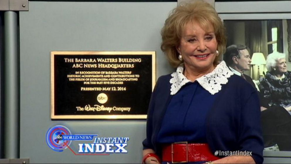 VIDEO: Instant Index: Disney CEO Bob Iger Commemorates Barbara Walters Career