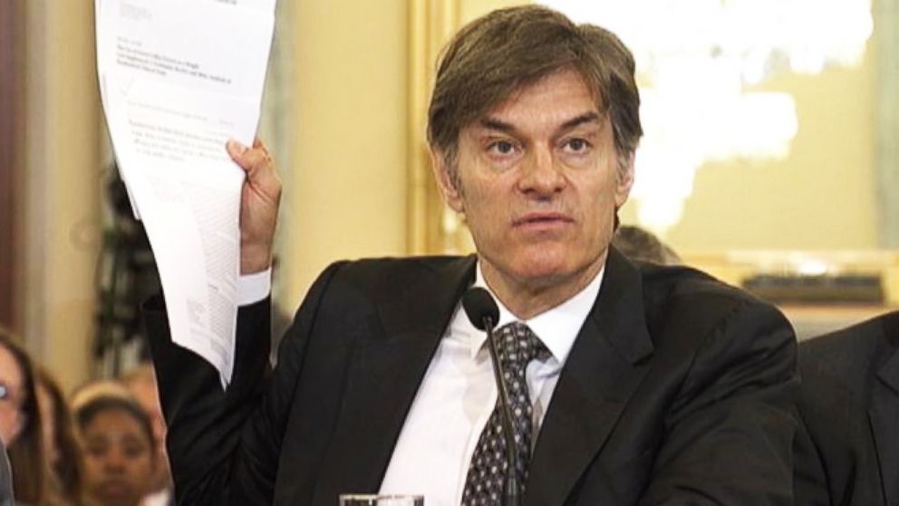 VIDEO: Dr. Oz in the Hot Seat on Capitol Hill