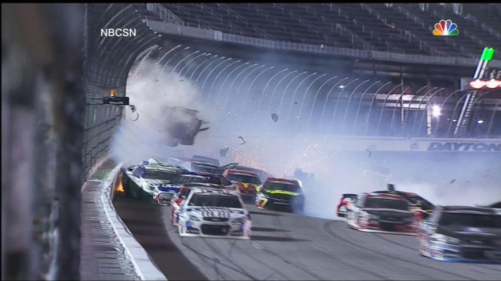 Terrifying NASCAR Crash in Daytona Video ABC News