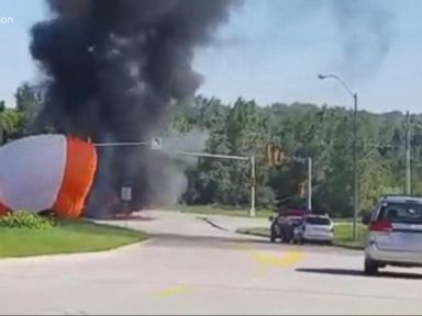 WATCH: Family of Four Walks Away From Fiery Plane Crash Unharmed