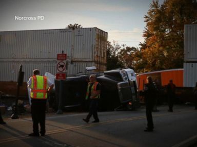 WATCH: Train Barrels Through Tractor-Trailer in Georgia