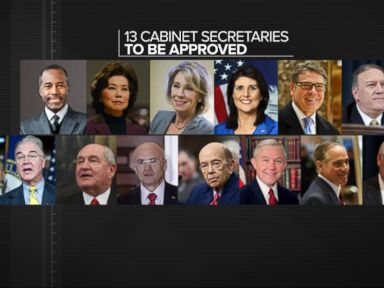WATCH: Trump Cabinet Nominees Waiting for Approval