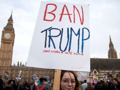 WATCH: Nearly 2 million people in the UK sign petition to rescind invitation extended to Trump for a 'state visit'