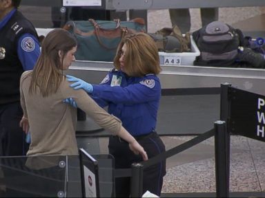 WATCH: TSA officers are implementing new, more rigorous pat-downs for passengers in airport security lines