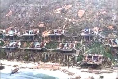 VIDEO: Hurricane Irma continues north and slams the Bahamas tonight 