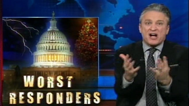 VIDEO: Jon Stewart gets loud over GOP's opposition to bill for 9/11 first responders.