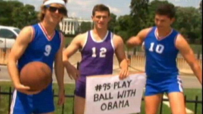 VIDEO: Duncan and Jonnie Penn tackle life goals, ask Obama whats on his list.
